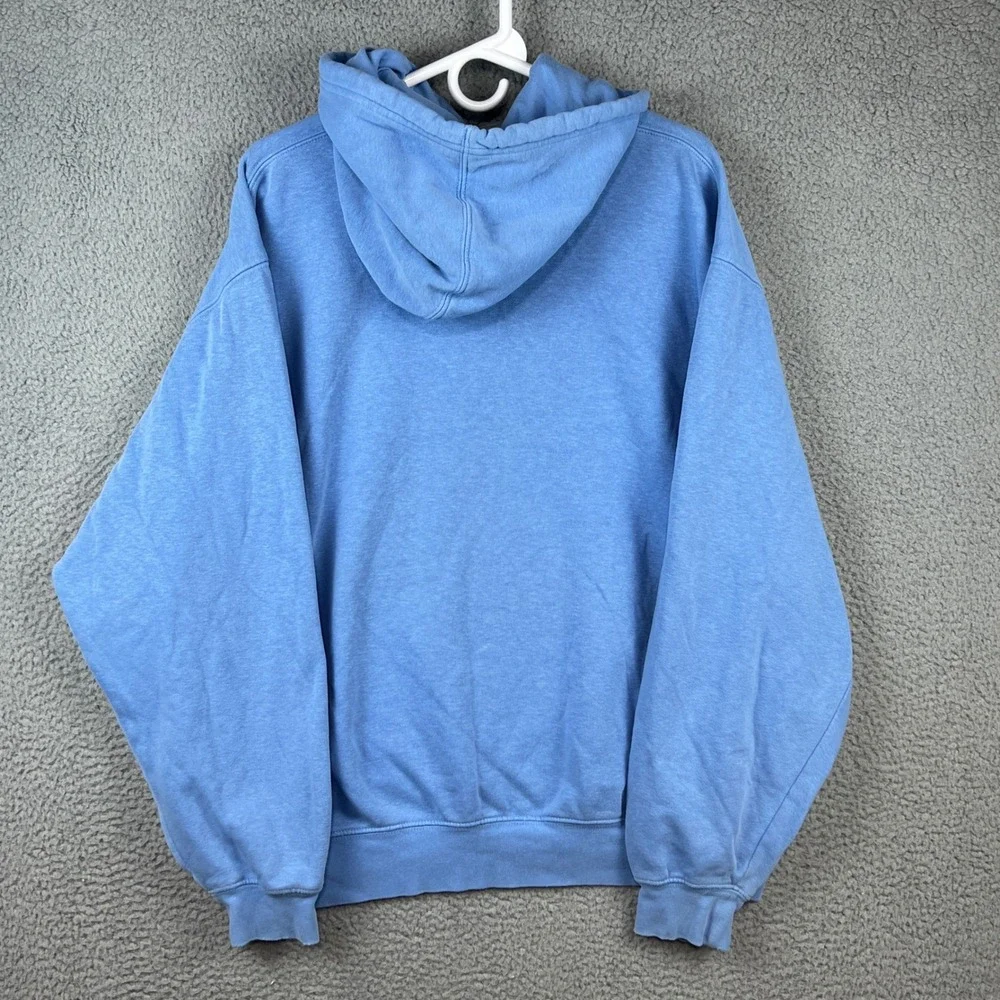 Nike Team North Carolina Tar Heels Hoodie Blue Vintage NC Logo Mens Large
